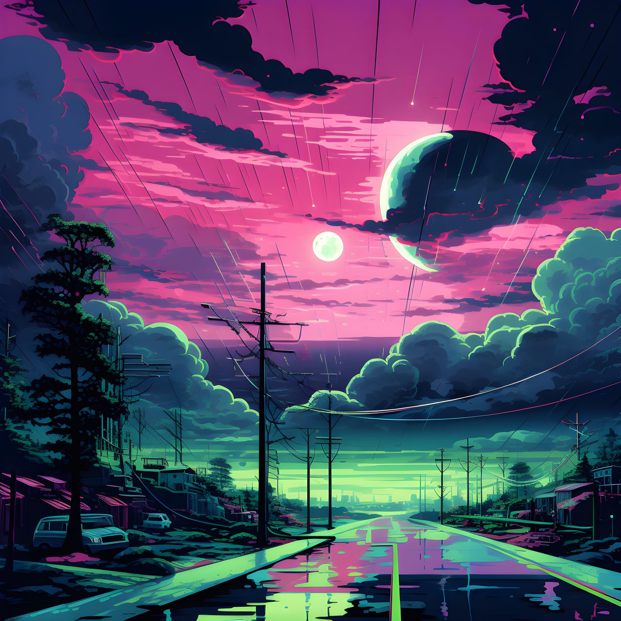 Surreal Abstract Landscape 2 by Kurt Heppke