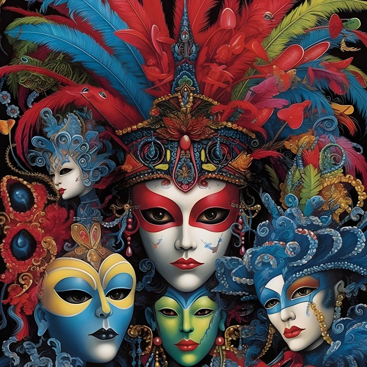crazy masquerade 1 by Kurt Heppke