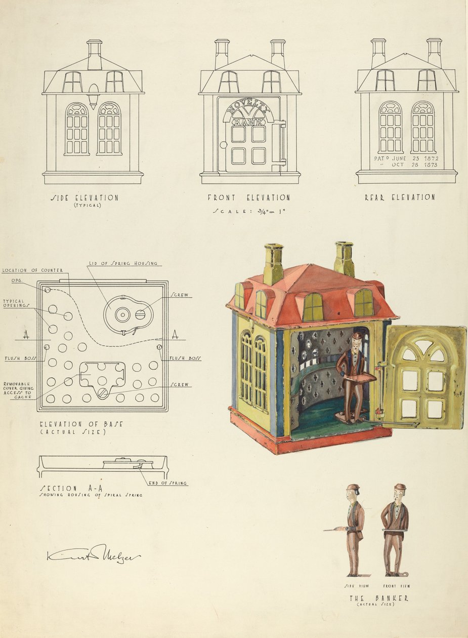 Toy Bank, 1935-1942 by Kurt Melzer