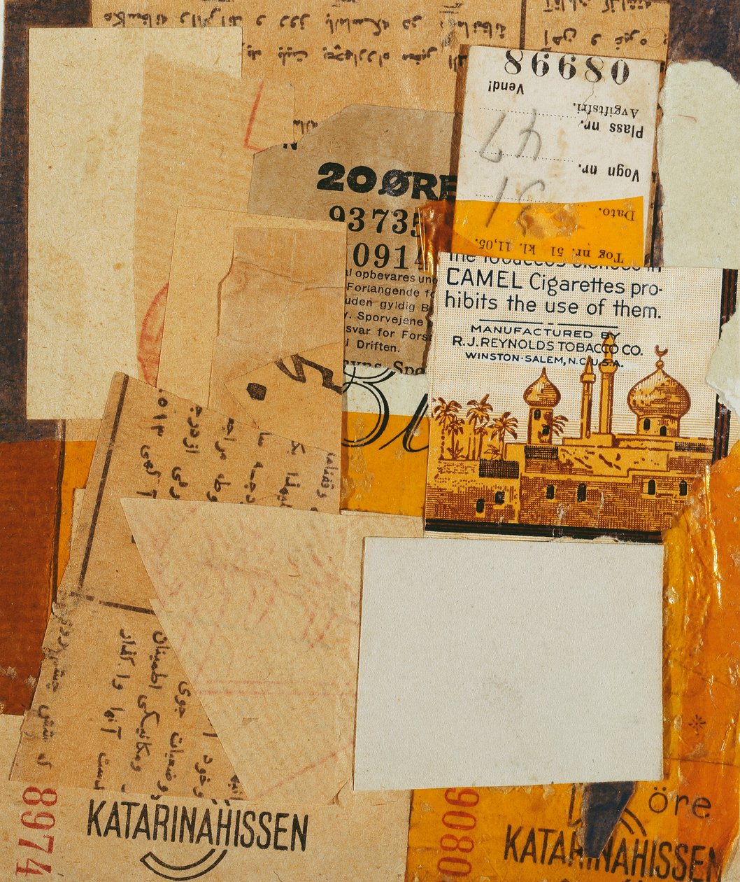 Katarinahissen by Kurt Schwitters