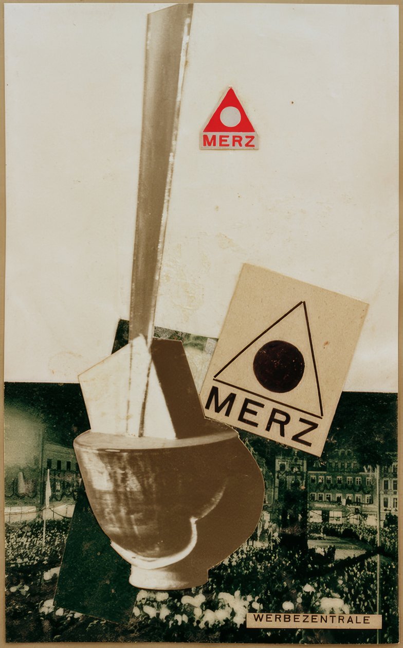 MERZ-ADVERTISING CENTER by Kurt Schwitters