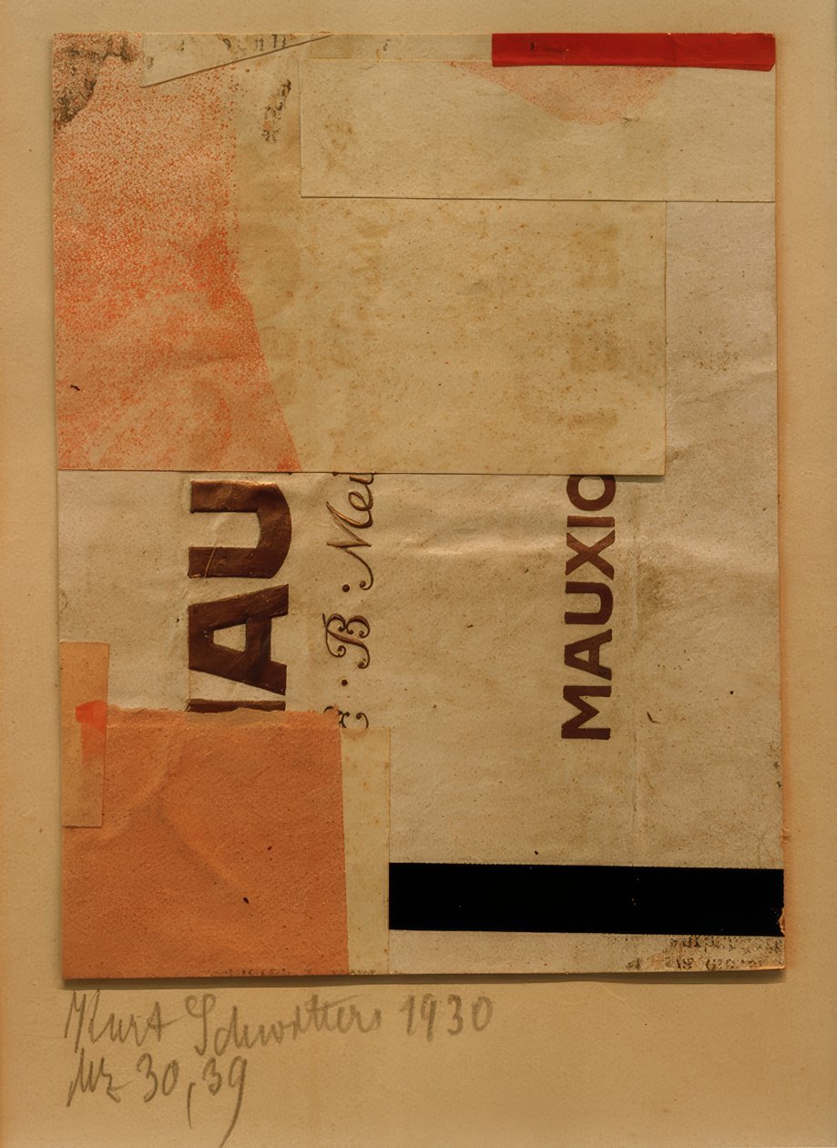 Mz30,39 by Kurt Schwitters