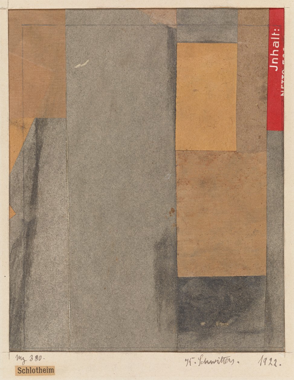 Mz 380. Schlotheim by Kurt Schwitters