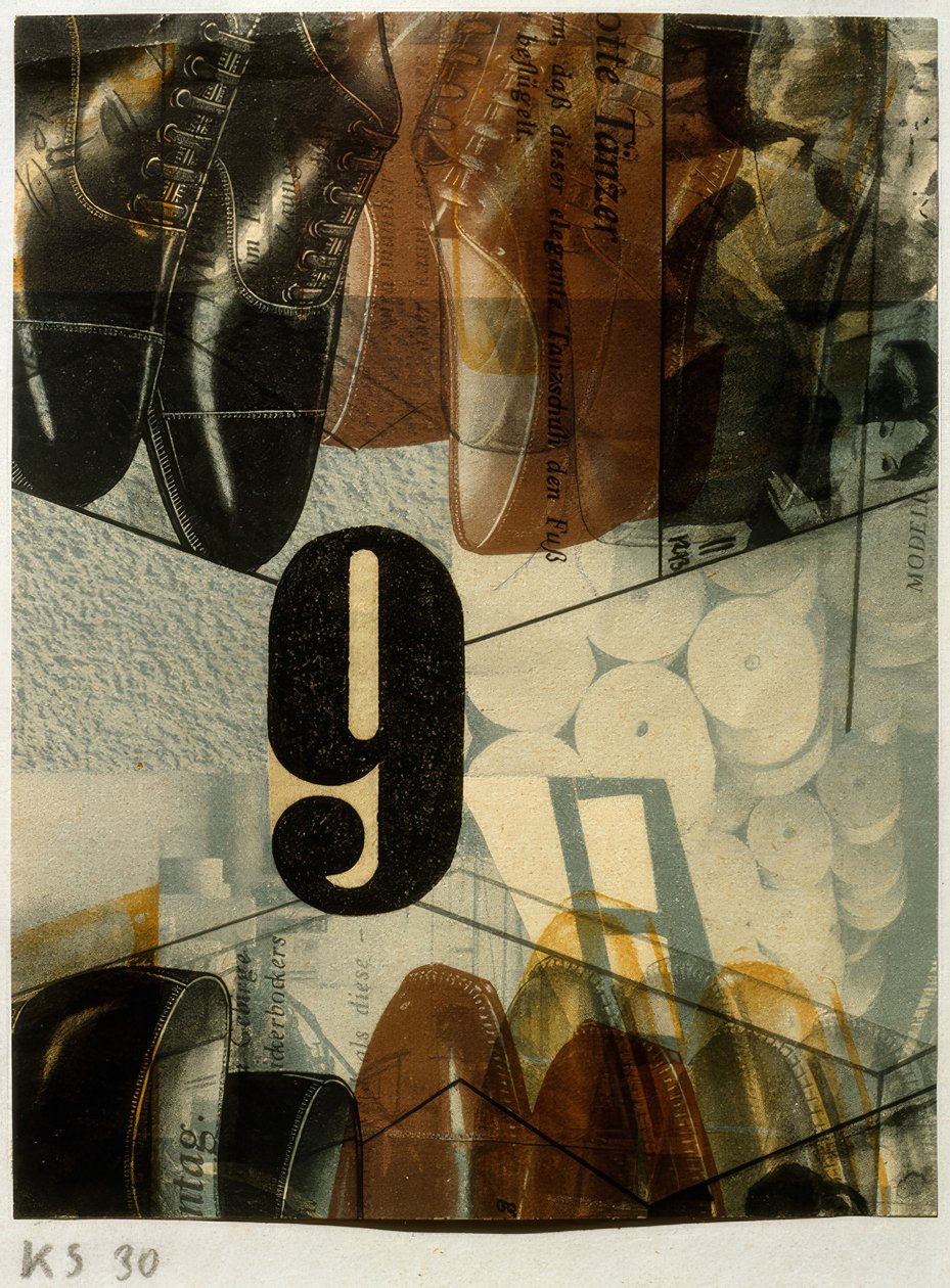 NUMBER 9 by Kurt Schwitters