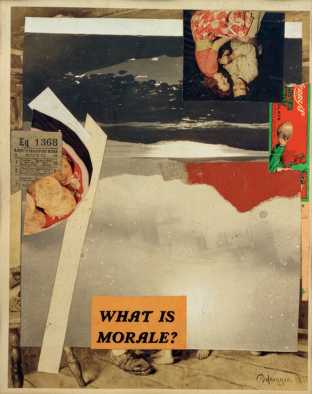 Untitled (The Doll) by Kurt Schwitters