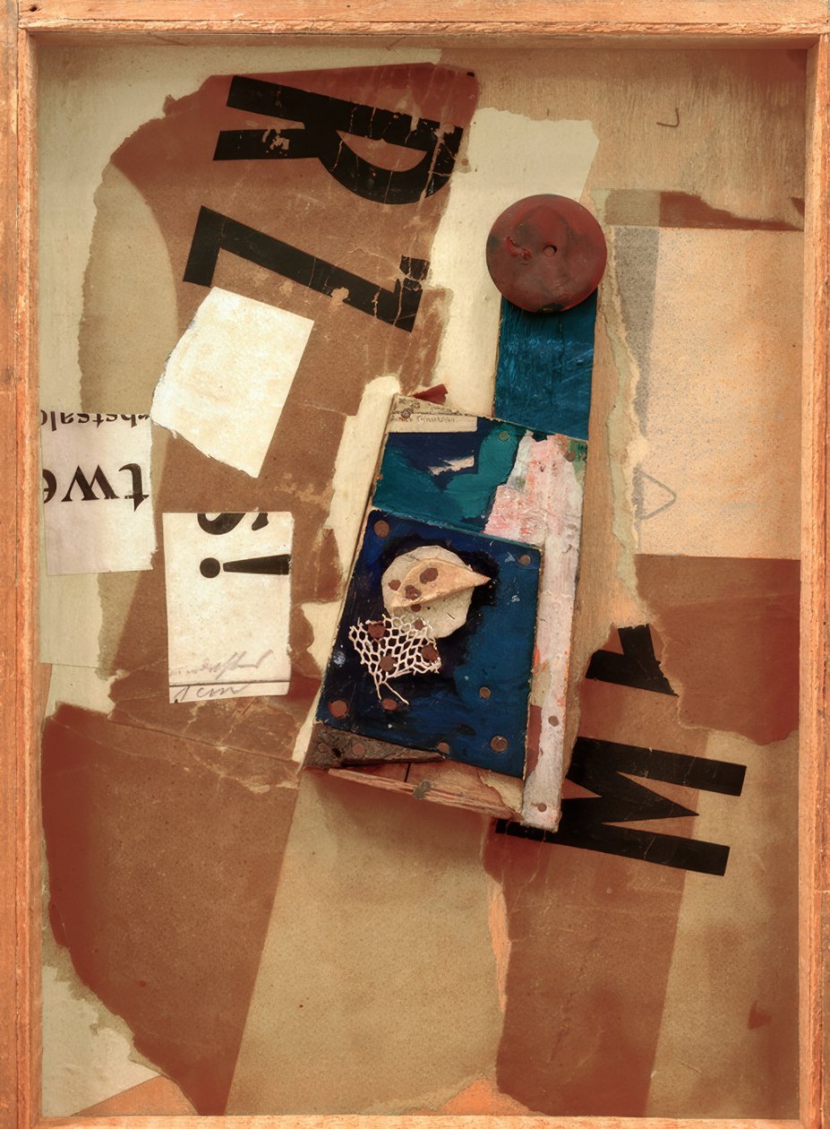 Untitled (Merz) by Kurt Schwitters