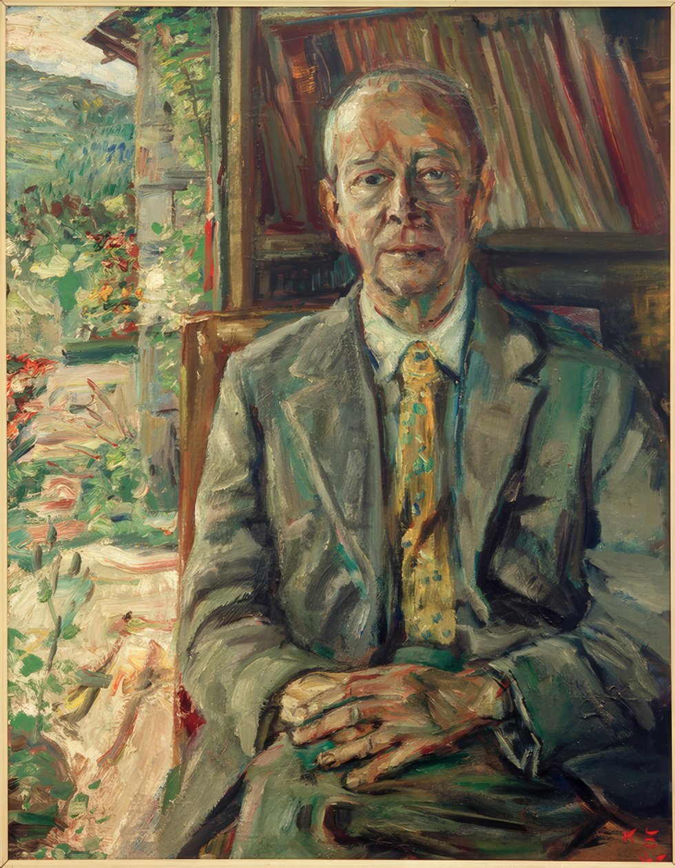 Untitled (Portrait of Harry Pierce) by Kurt Schwitters