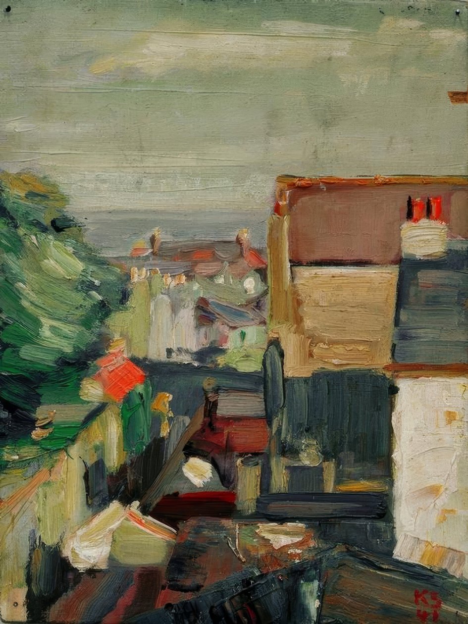 Scenery from Douglas by Kurt Schwitters
