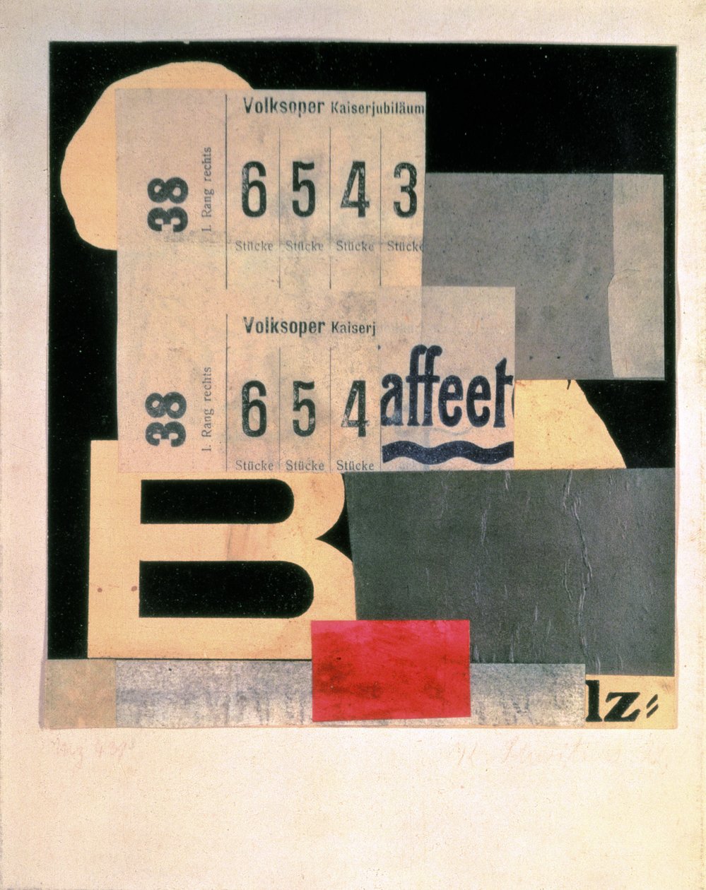 Unknown Image by Kurt Schwitters