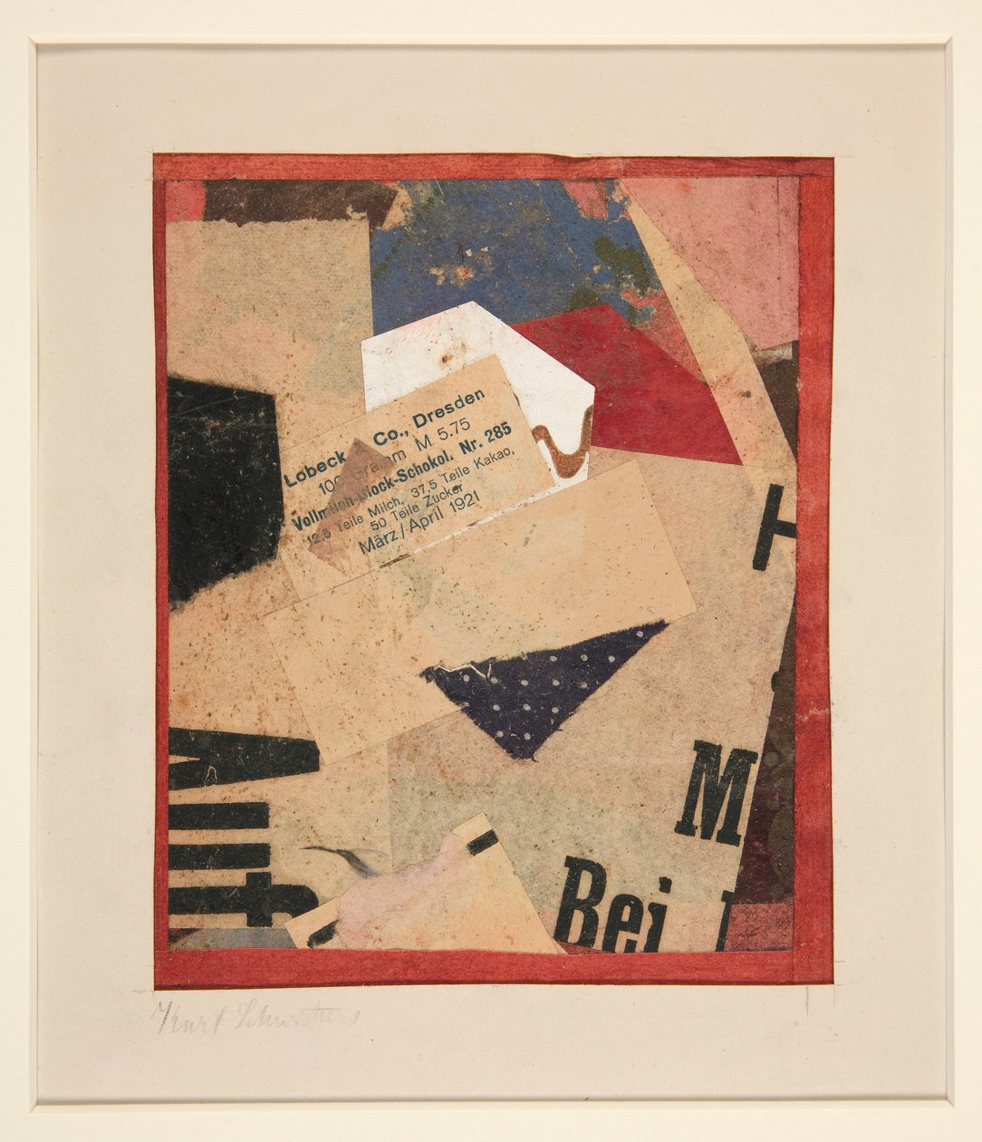 Untitled [Lobeck & Co., Dresden] by Kurt Schwitters