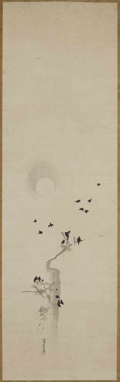 A Flock of Crows by Kusumi Morikage Kusumi Morikage
