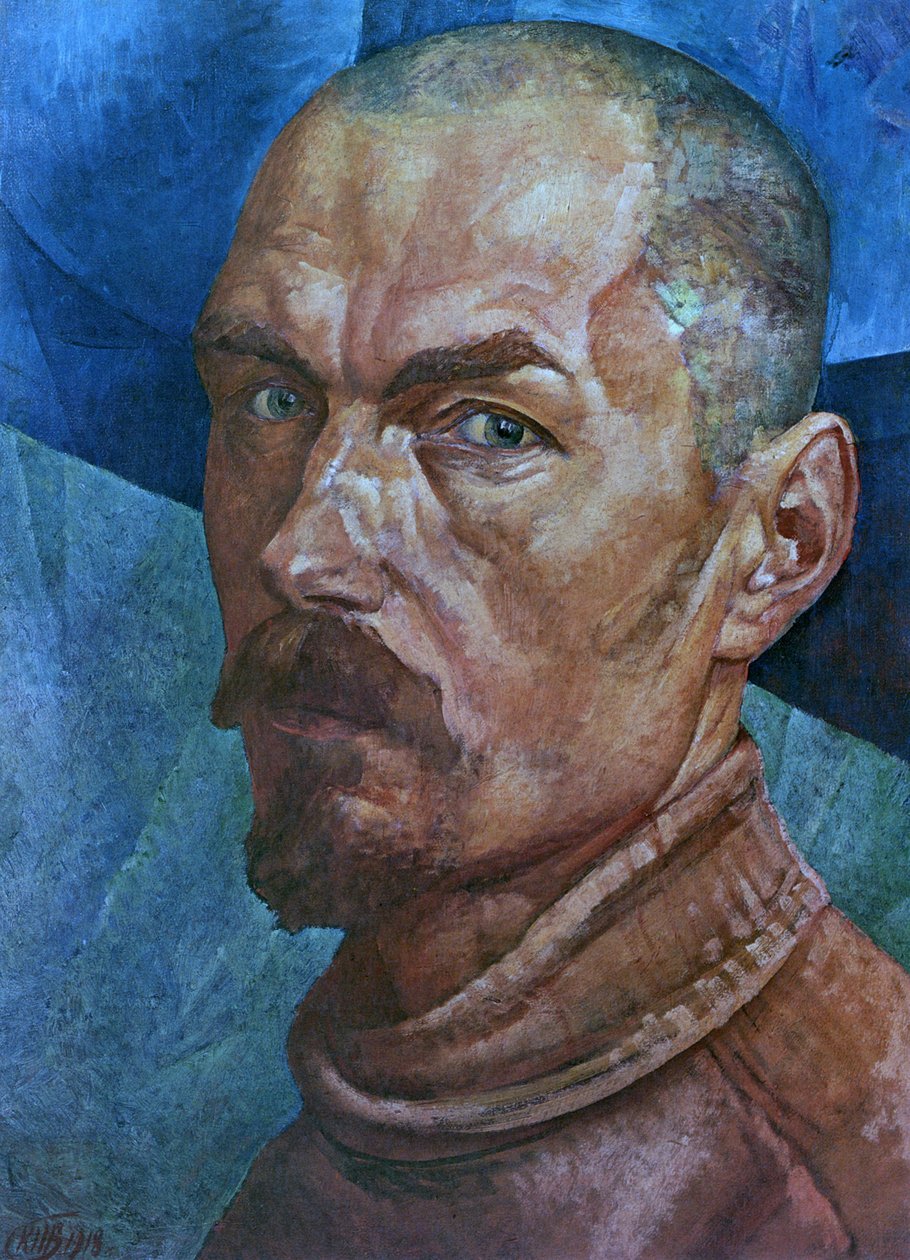 Self-portrait by Kuzma Sergeevich Petrov Vodkin