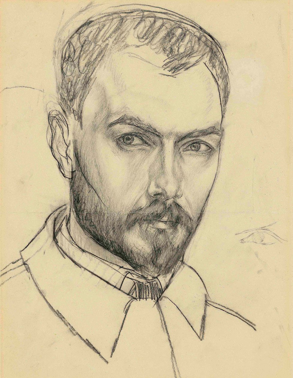 Self-Portrait by Kuzma Sergeevich Petrov Vodkin