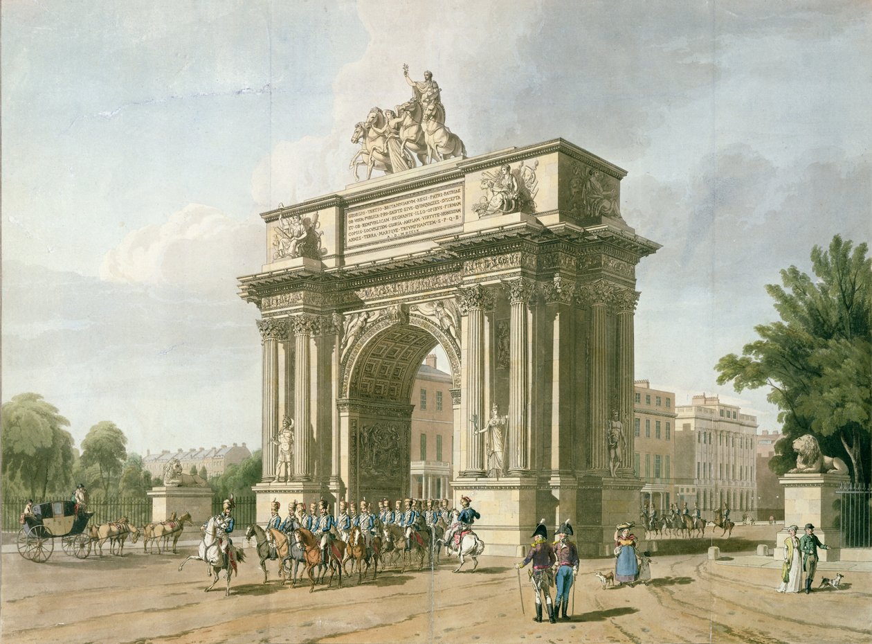 View of Wellington Arch by L. A. and Baxter, T. Atkinson