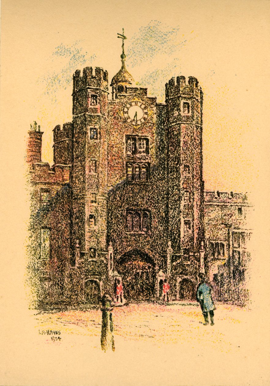 St. James Palace, 1924 by L. A. Hayes