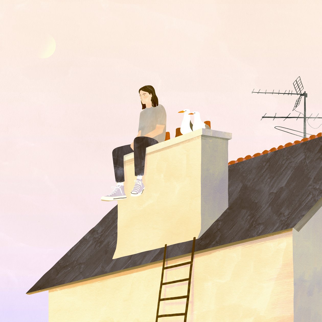Sunset Watchers by Léa Le Pivert