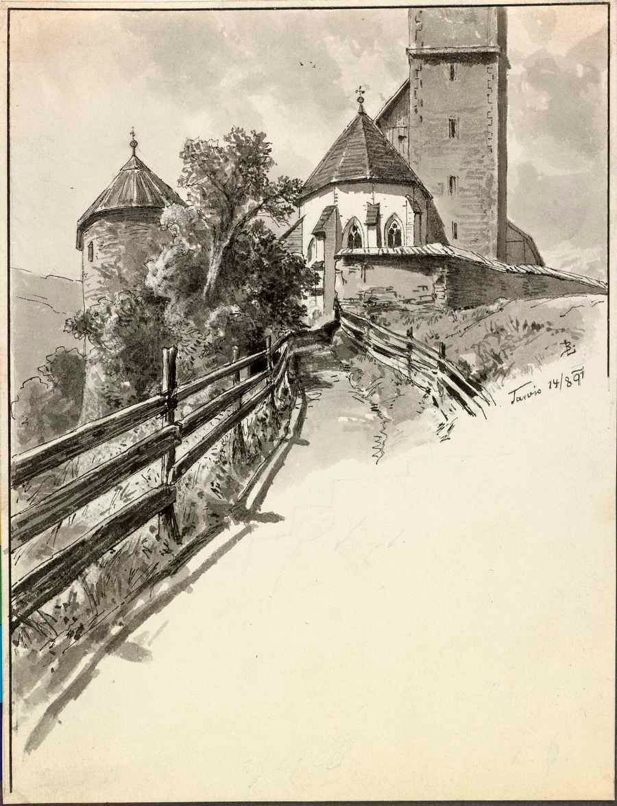 Parish Church in Trbizu by Ladislav Benesch
