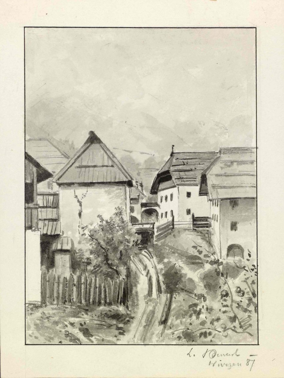 Houses in Podkoren by Ladislav Benesch