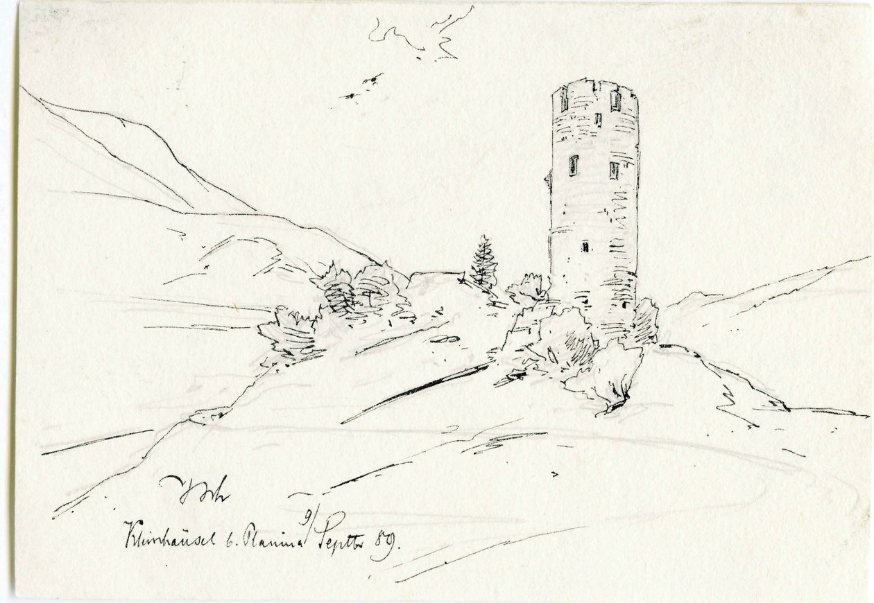 Small Castle near Planina by Ladislav Benesch