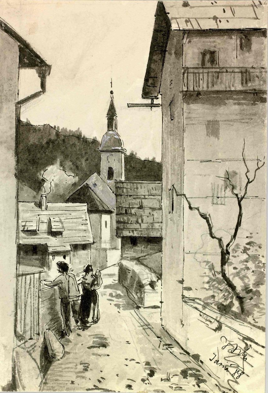 Motif from Idrija II by Ladislav Benesch