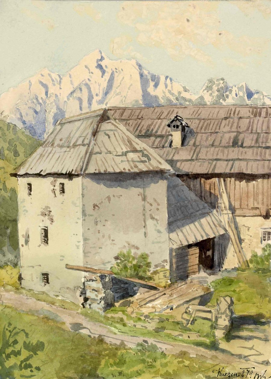 Podkoren with Ponca in the Background by Ladislav Benesch