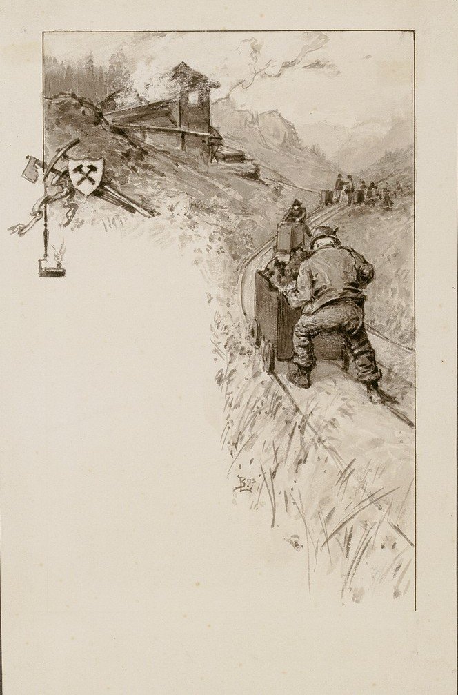 At the Sava Pits by Ladislav Benesch