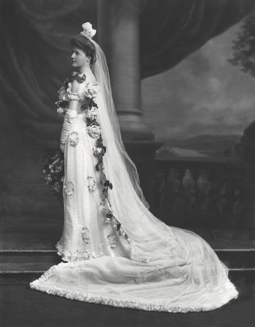 Miss Sheila Cooper, Photographed on the Occasion of Her Presentation at Court by Lafayette Studio