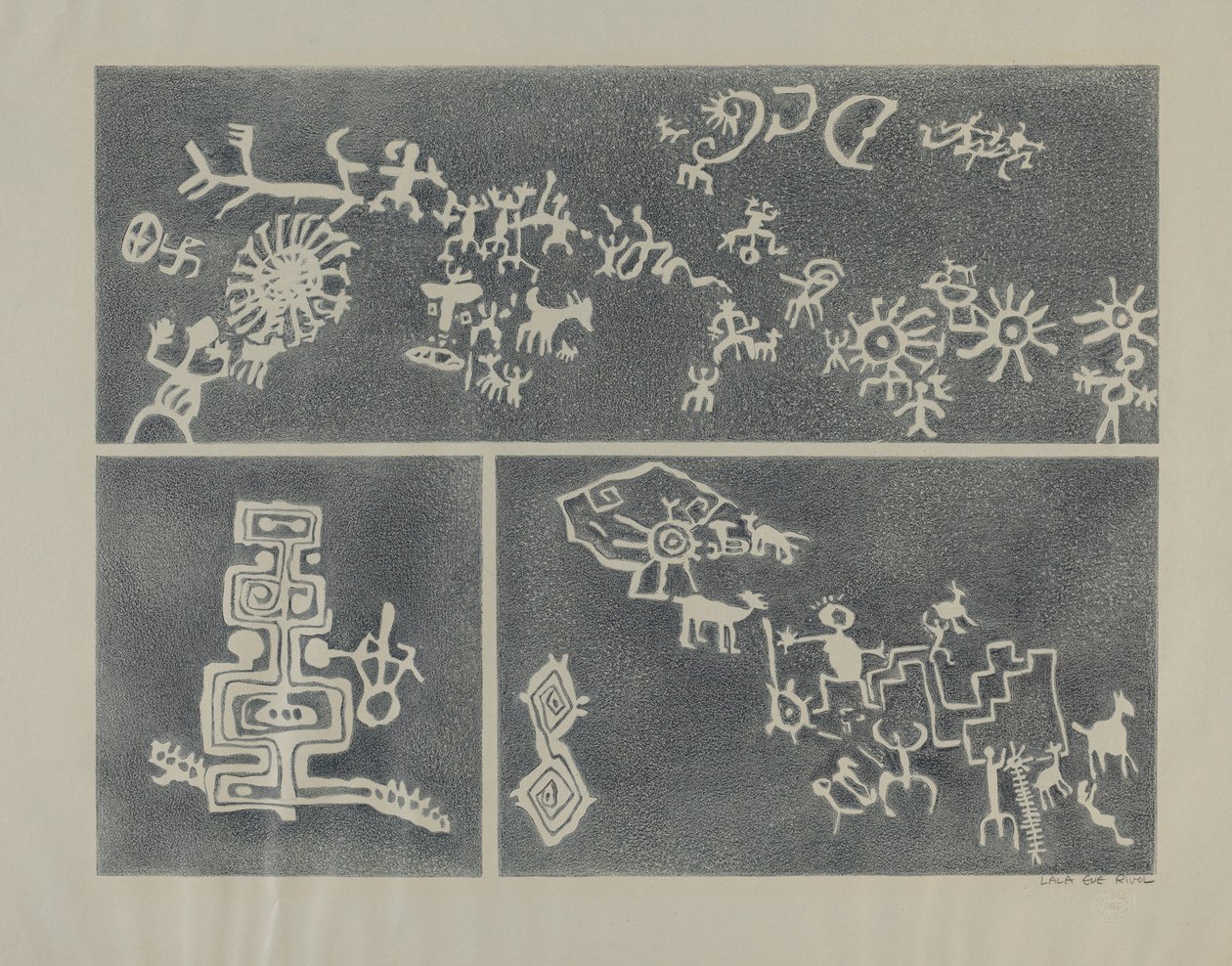 Petroglyph by Lala Eve Rivol