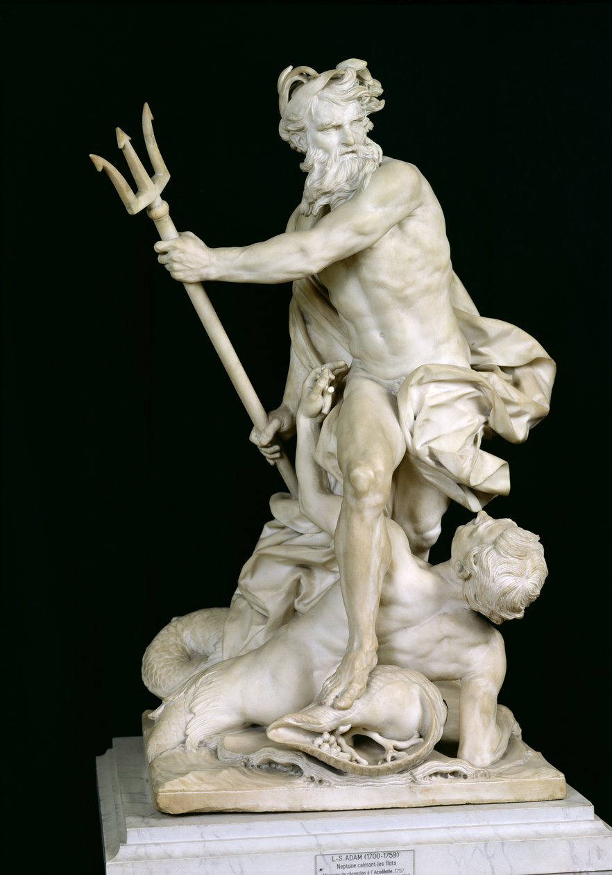 Neptune Calming the Waves by Lambert Sigisbert Adam