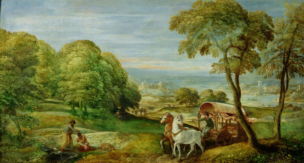 The Baptism of the Ethiopian Eunuch by St. Philip by Lambert Sustris