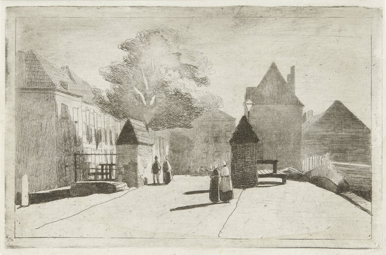 Cityscape by Lambertus  Hardenberg