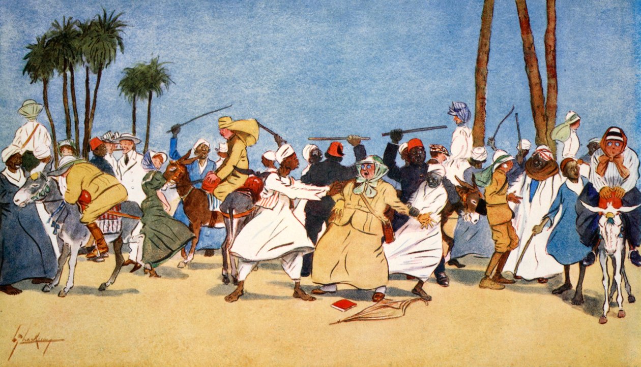 The Battle of the Nile, 1908 by Lance Thackeray
