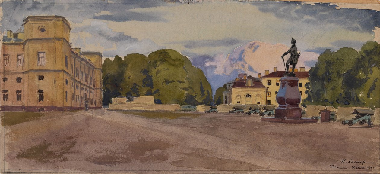 Gatchina Palace, 1924 by Lanceray