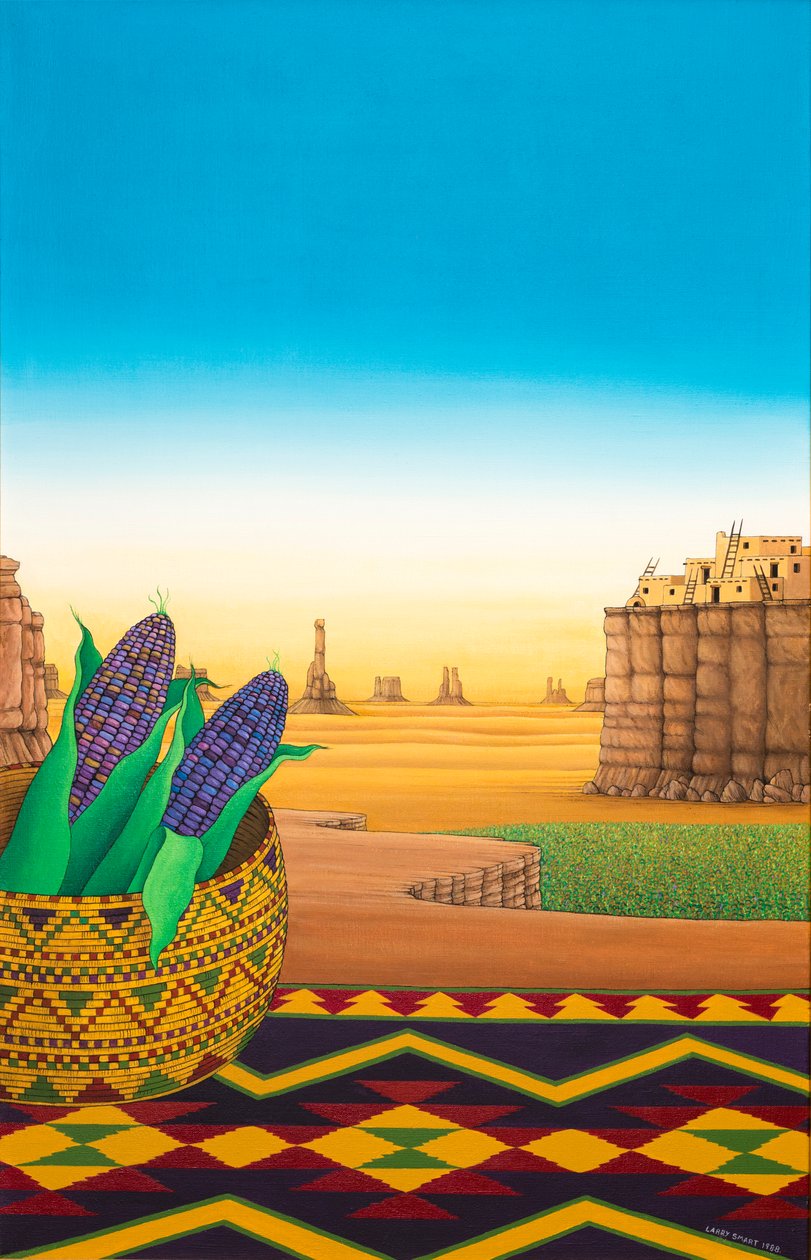 Hopi Blue Corn by Larry Smart