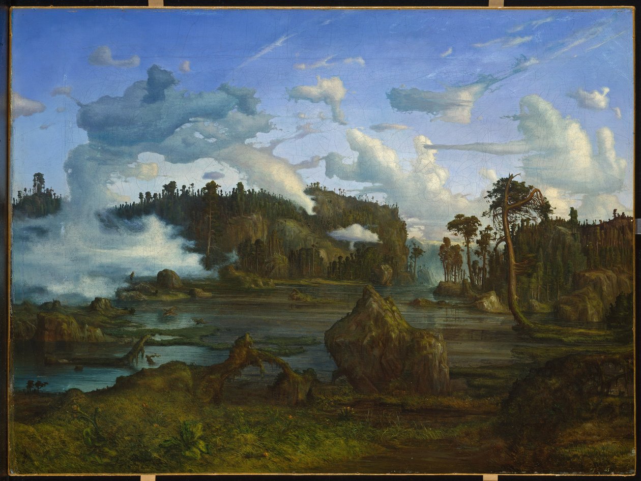 The Tarn by Lars Hertervig