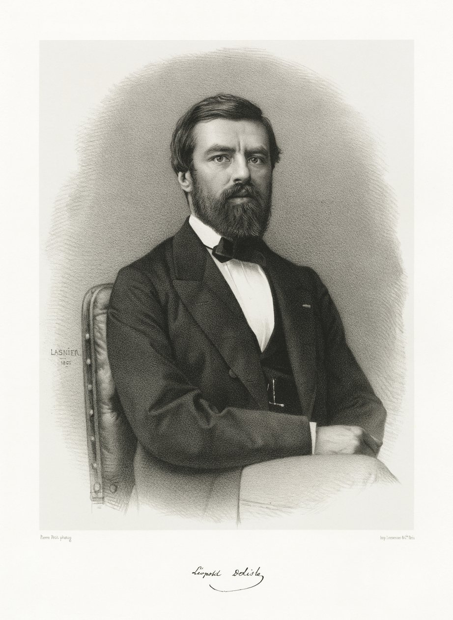 Léopold Victor Delisle by Lasnier