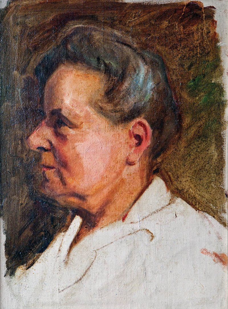 Portrait of a Woman by Laszlo Mednyanszky