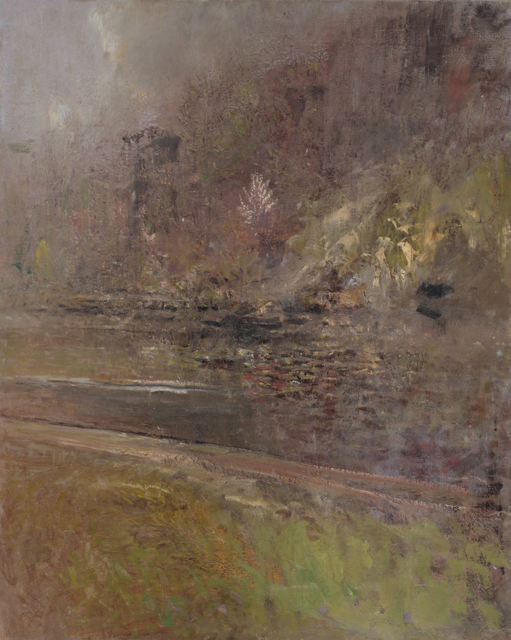 Fragment of a Landscape by Laszlo Mednyanszky