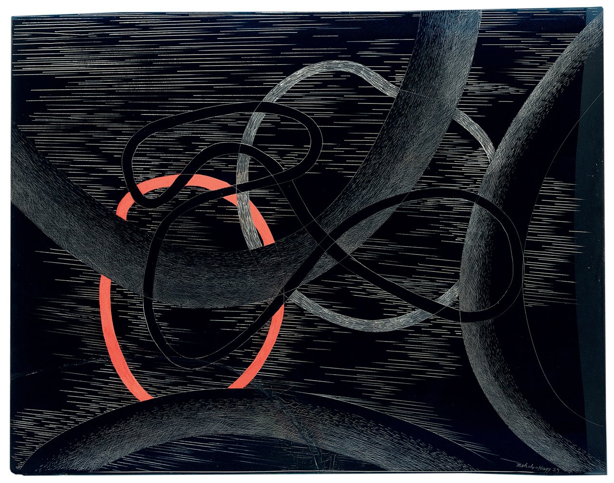 Composition by Laszlo Moholy Nagy