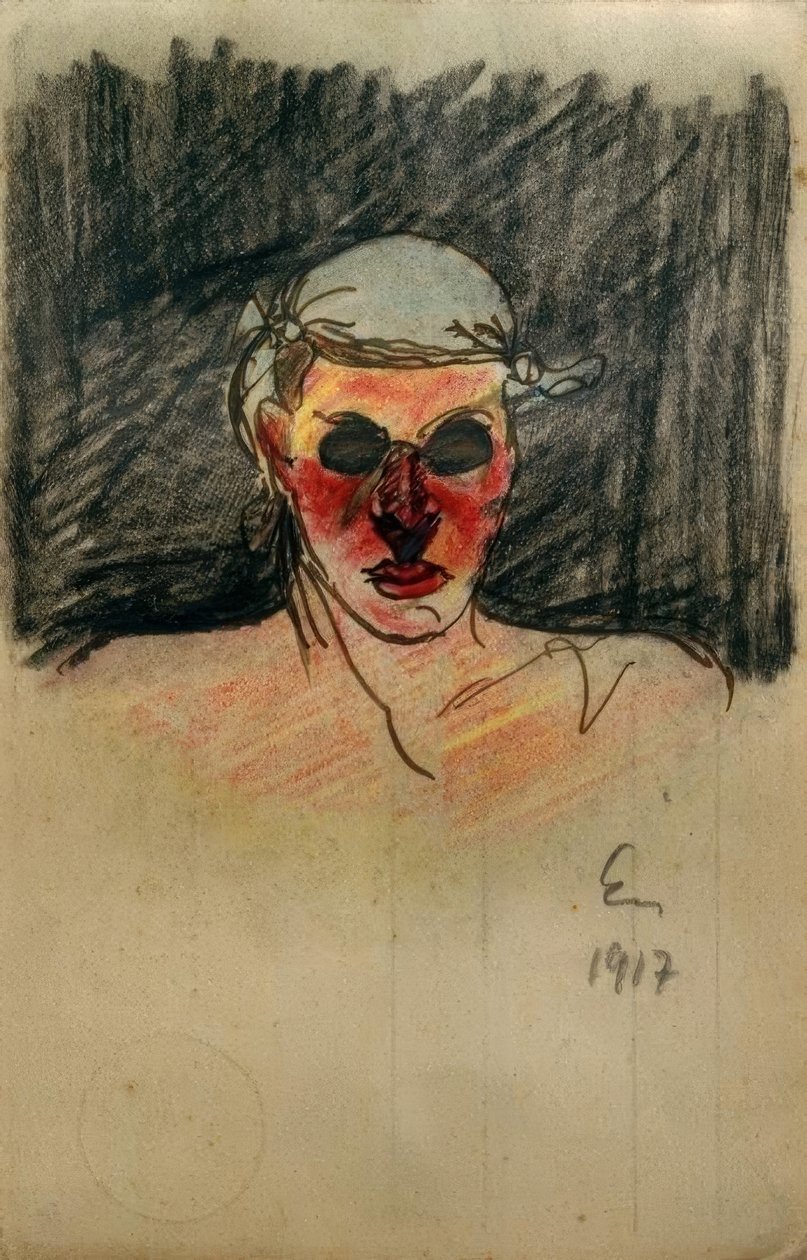 Me (as Wounded) by Laszlo Moholy Nagy