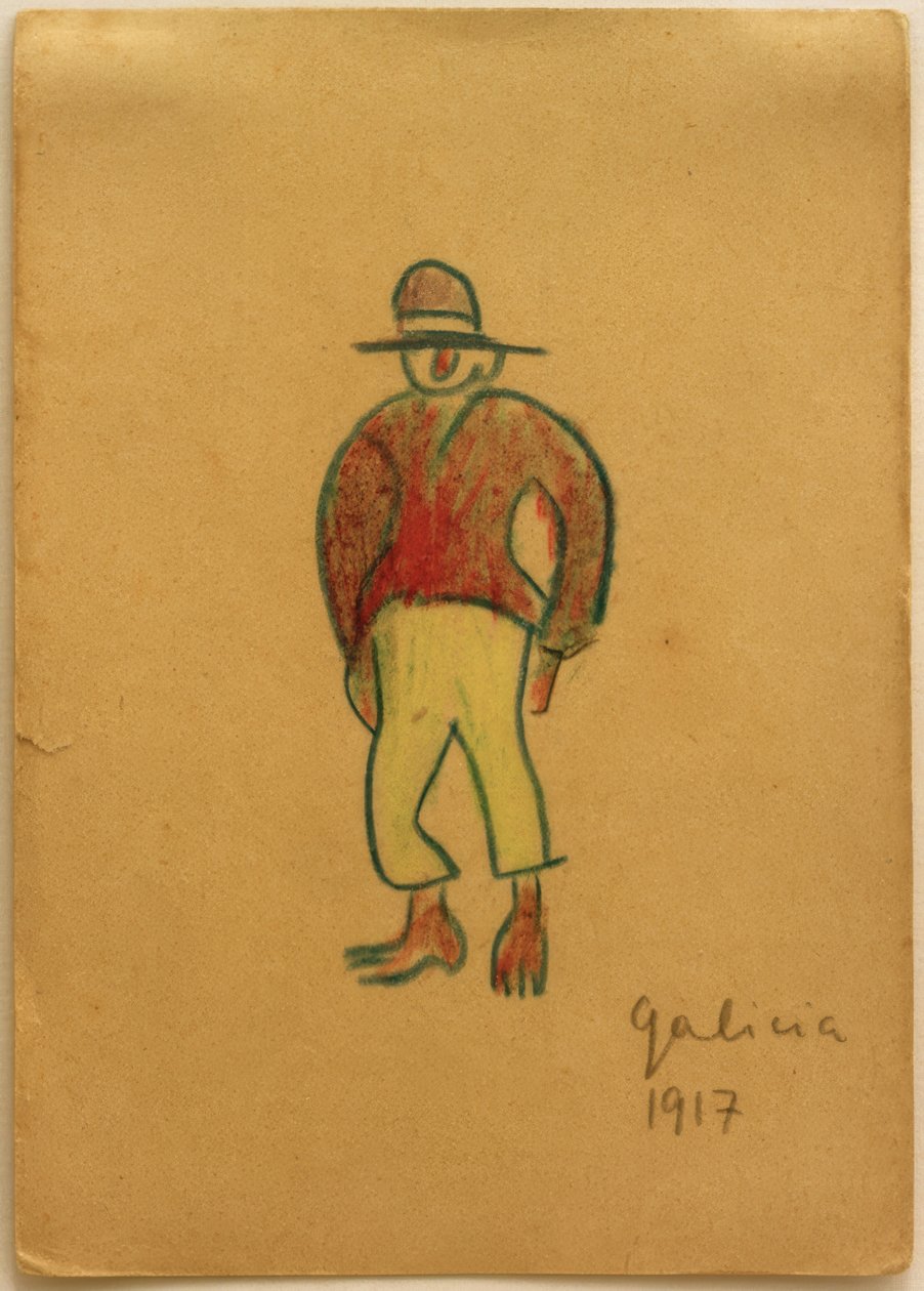 Untitled (Galician with Yellow Pants) by Laszlo Moholy Nagy