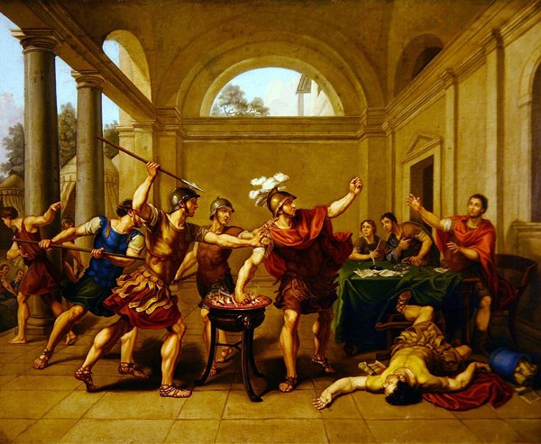 Mucius Scaevola, before 1802 by Laurent Pecheux