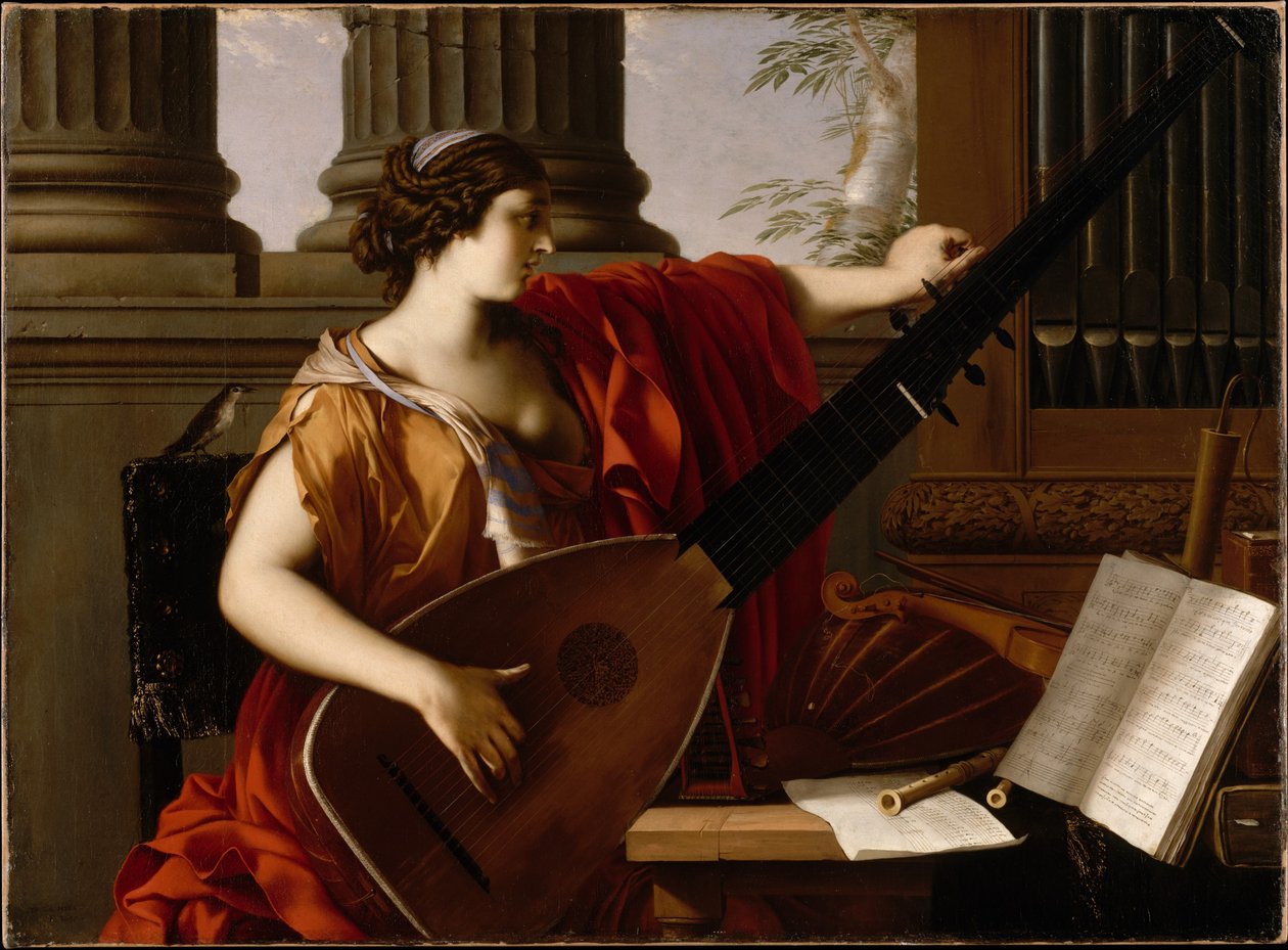 Allegorical Figure of Music by Laurent de la Hyre