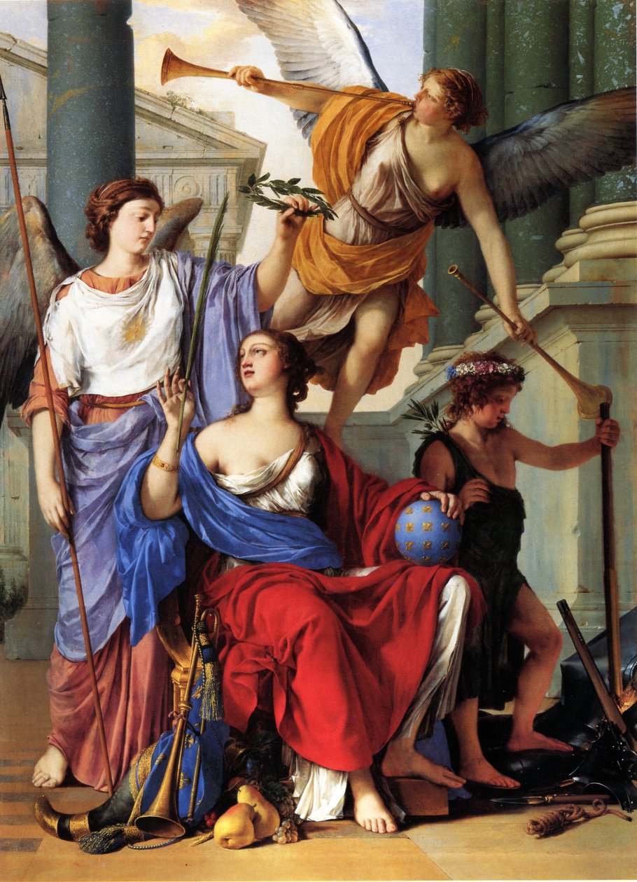 Allegory of the Regency of Anne of Austria by Laurent de la Hyre