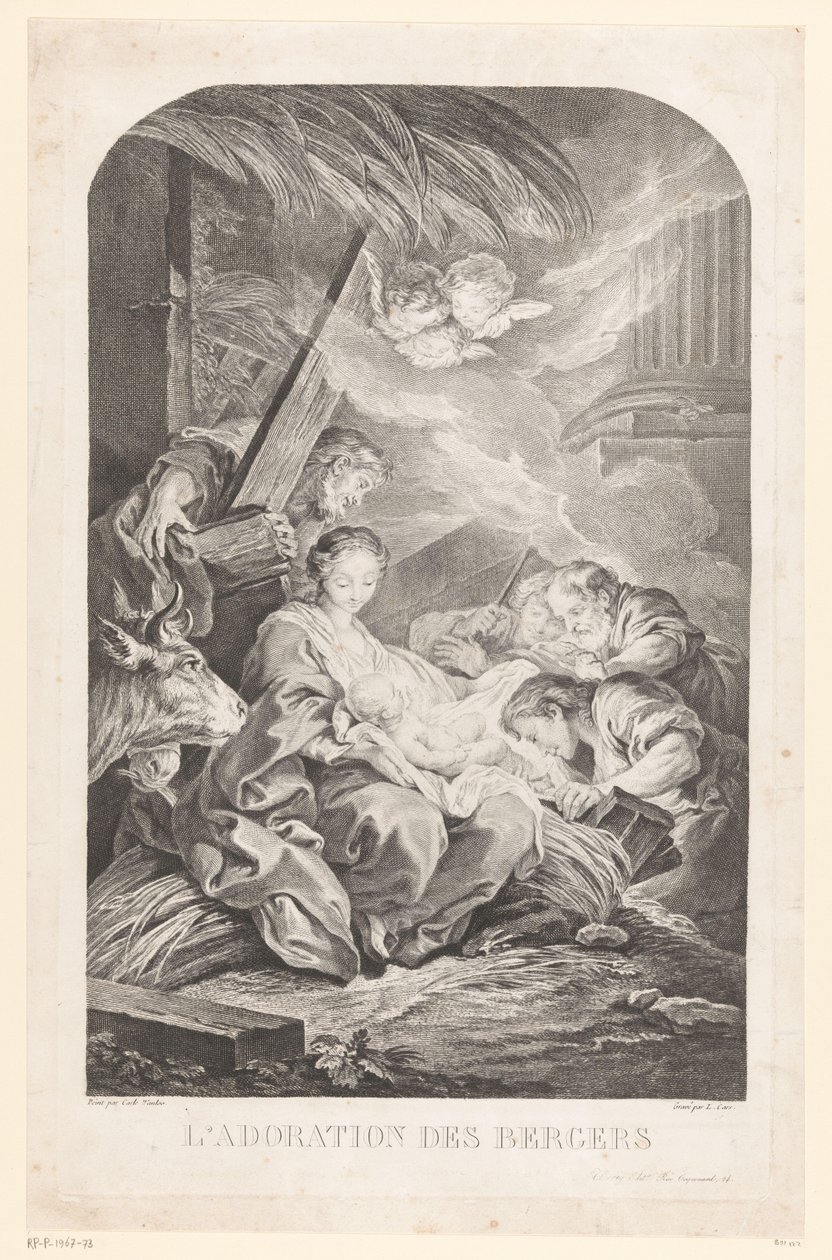 Adoration of the Shepherds by Laurent Cars