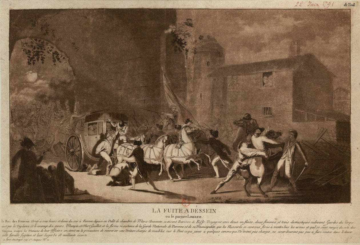 The Flight to Varennes by Laurent Guyot