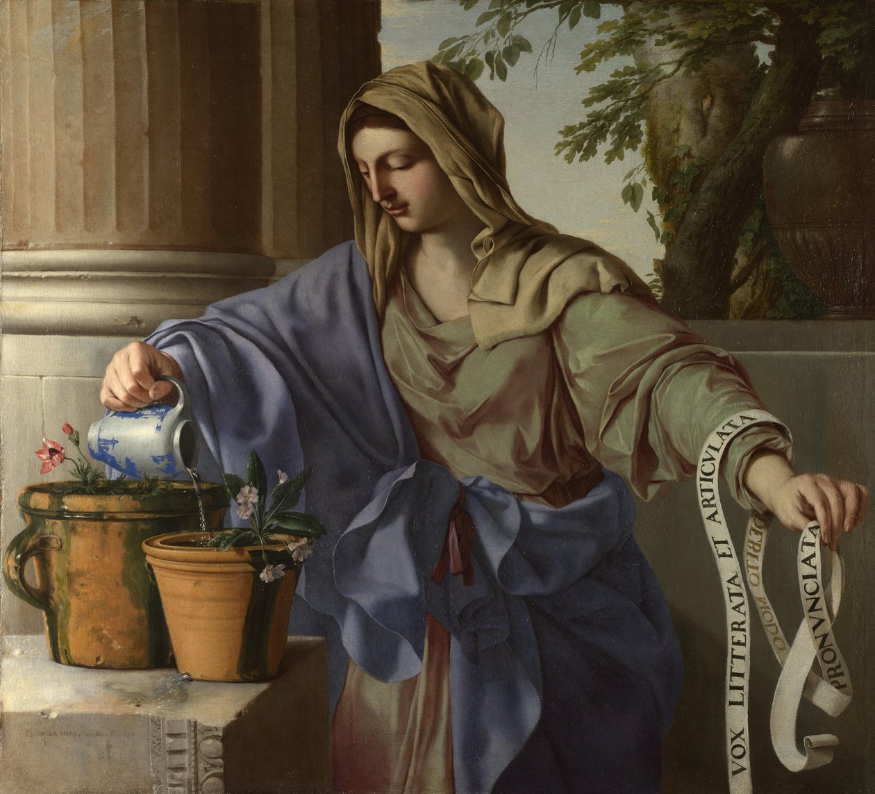 Allegory of Grammar by Laurent La Hyre de
