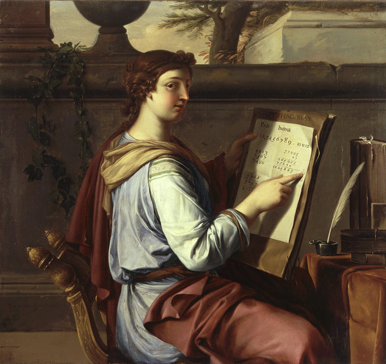 Arithmetic, 1650 by Laurent de la Hyre
