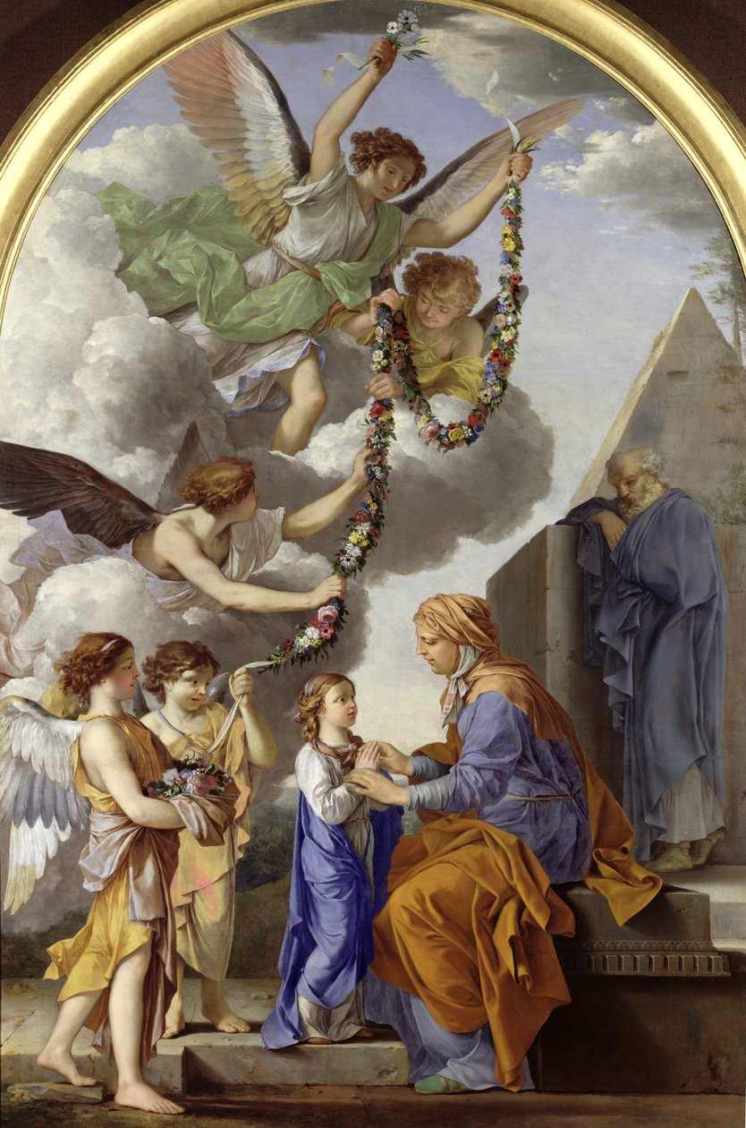 The Education of the Virgin by Laurent de la Hyre