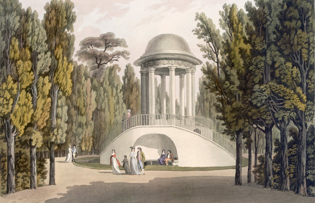 View of the Temple of Diana at Eisgrub by Laurenz Janscha